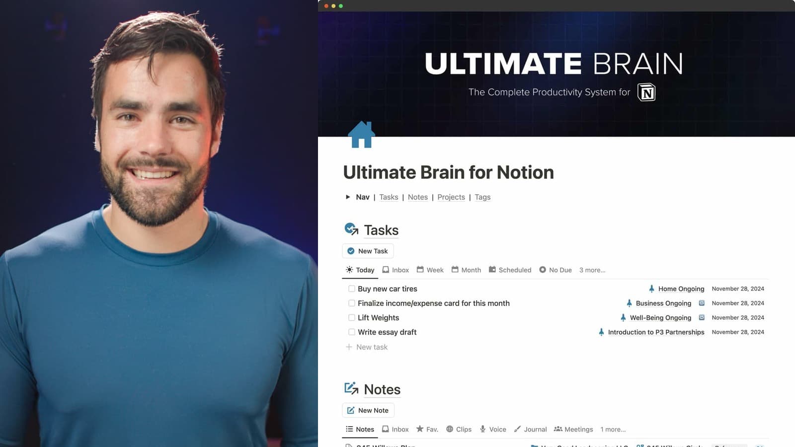 Thumbnail of Thomas Frank: From College Blog to $2M Notion Business